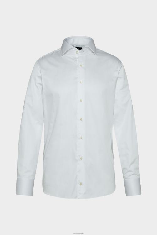 Heren Van Laack luxe meisterwerk gestructureerd katoenen overhemd kleding XLN6N330