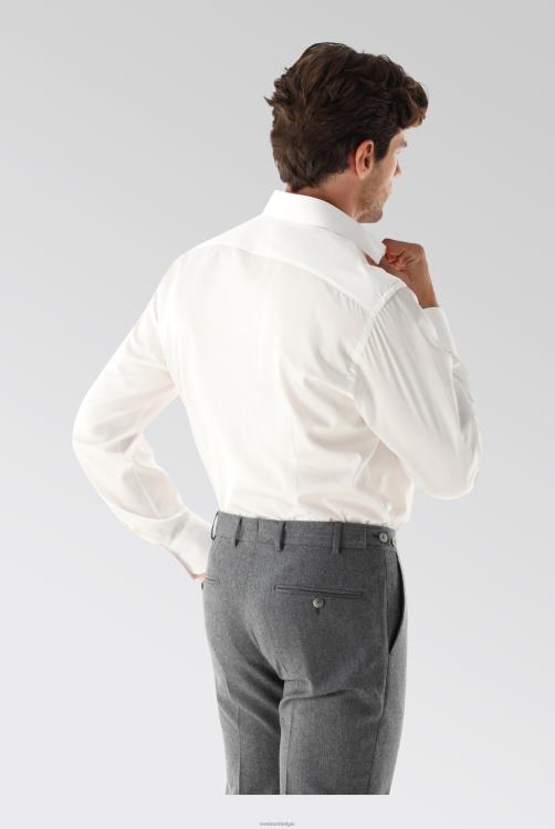 Heren Van Laack luxe meisterwerk gestructureerd katoenen overhemd kleding XLN6N330