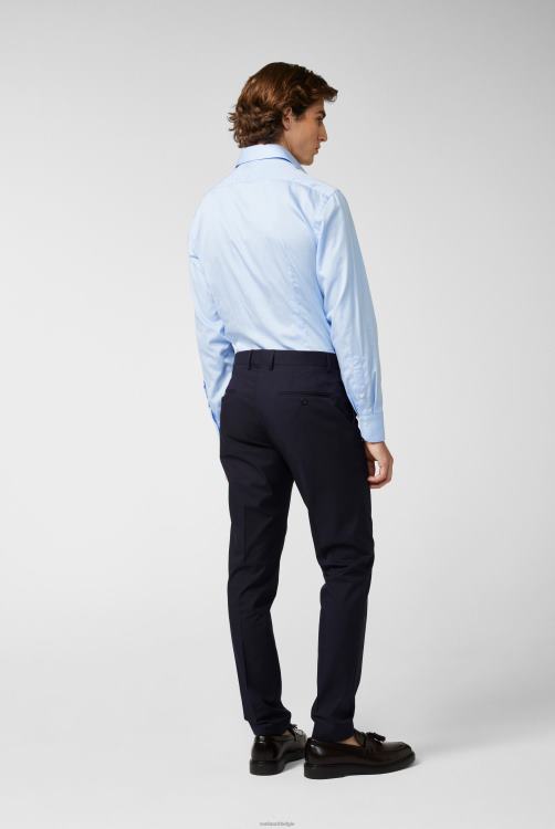 Heren Van Laack luxe meisterwerk gestructureerd katoenen overhemd kleding XLN6N345