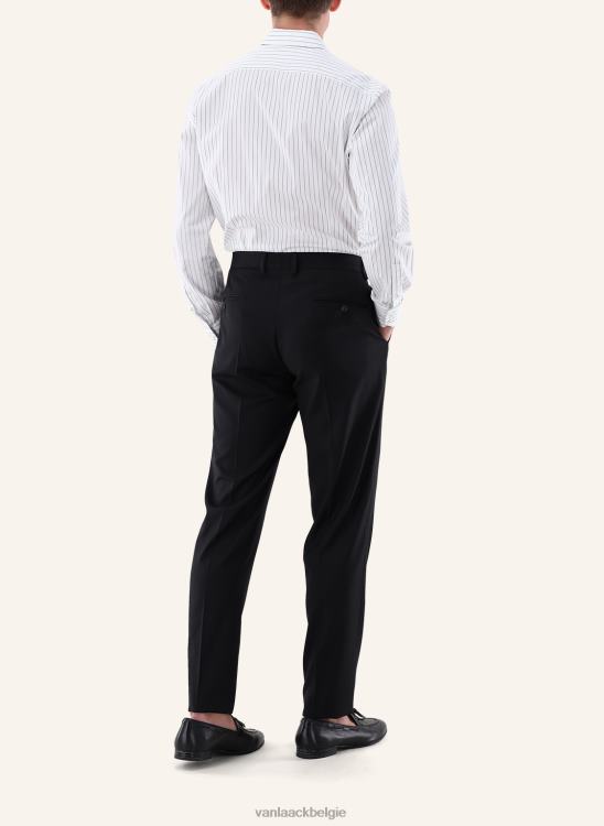 Heren Van Laack overhemd met krijtstreepprint op maat kleding XLN6N325