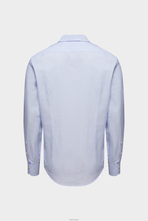 Heren Van Laack overhemd van een mix van katoen en linnen, op maat gemaakt kleding XLN6N579