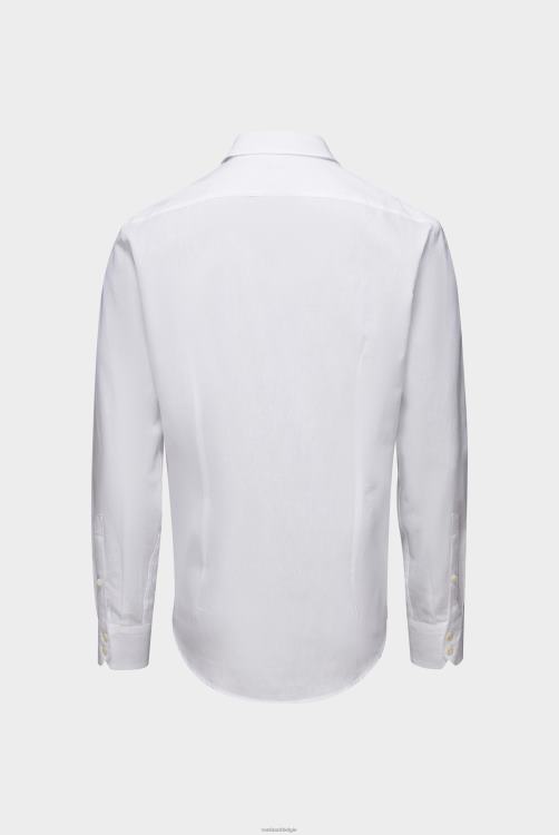 Heren Van Laack overhemd van een mix van katoen en linnen, op maat gemaakt kleding XLN6N580