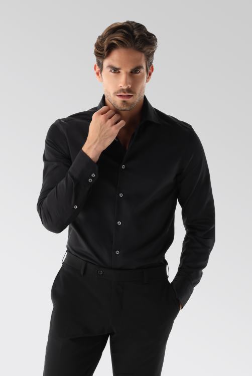 Heren Van Laack overhemd van fijne twill met een perfecte look kleding XLN6N340