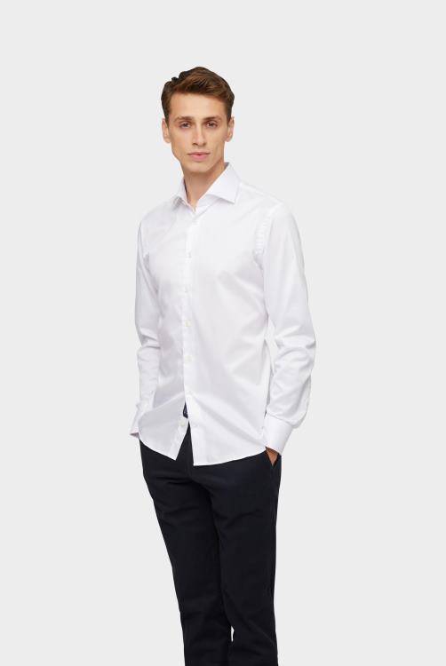 Heren Van Laack overhemd van fijne twill met een perfecte look kleding XLN6N358