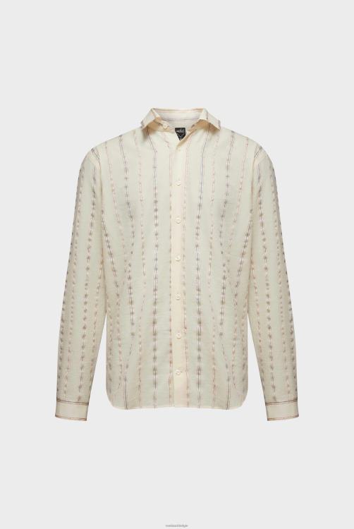 Heren Van Laack overhemd van ribgestreepte voile kleding XLN6N520