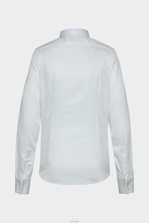 Heren Van Laack perfect look overhemd van fijne twill met dubbele manchetten, lichtblauw kleding XLN6N357