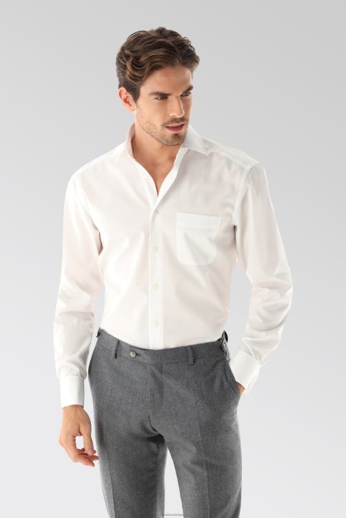 Heren Van Laack poplin overhemd met dubbele manchetten kleding XLN6N328