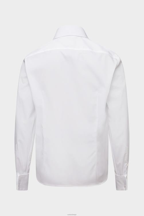 Heren Van Laack poplin overhemd met dubbele manchetten kleding XLN6N393