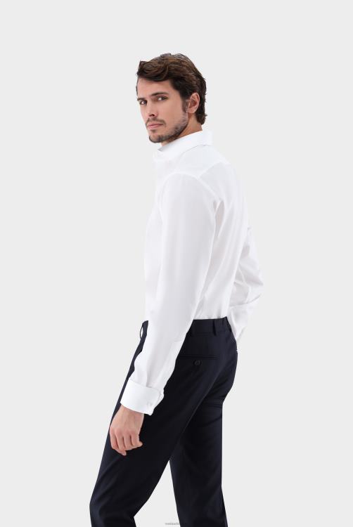 Heren Van Laack poplin overhemd met dubbele manchetten kleding XLN6N395