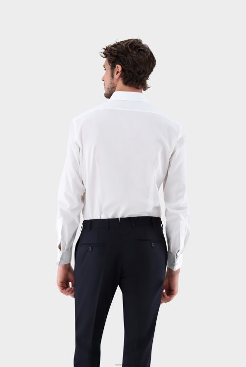 Heren Van Laack poplin overhemd met dubbele manchetten kleding XLN6N592