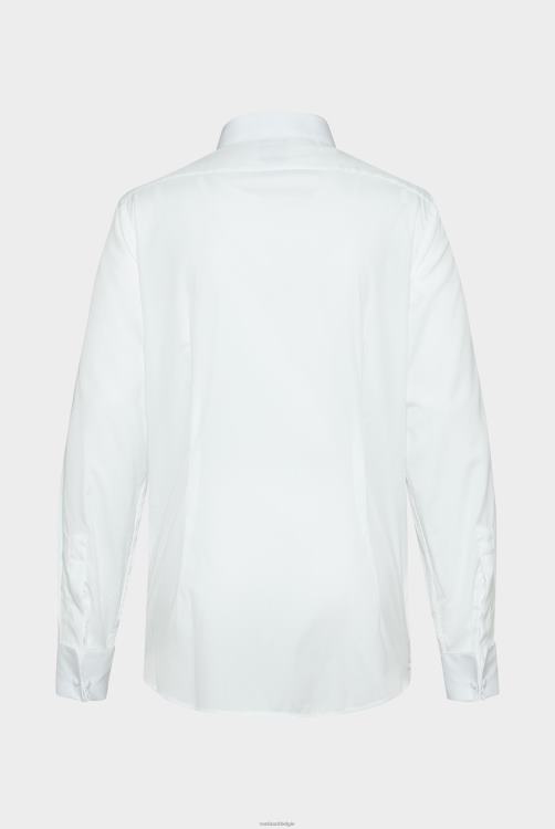 Heren Van Laack poplin overhemd met dubbele manchetten kleding XLN6N592