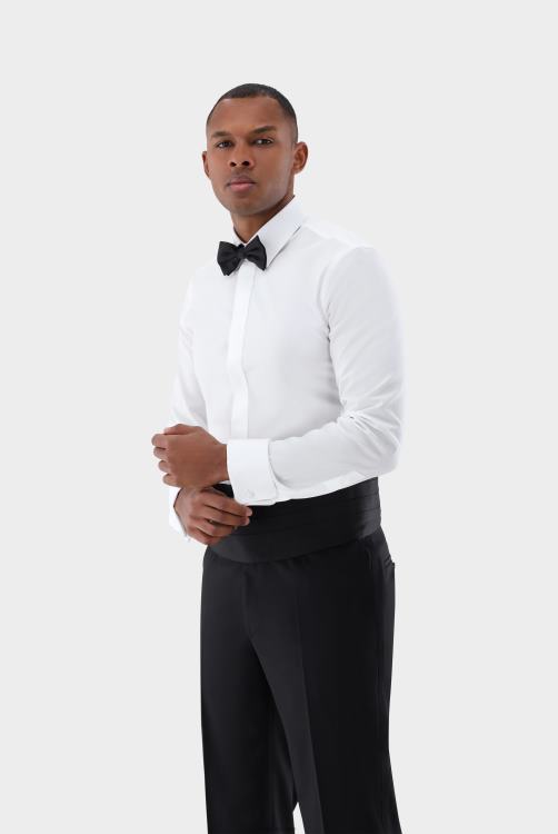 Heren Van Laack poplin overhemd met dubbele manchetten kleding XLN6N593