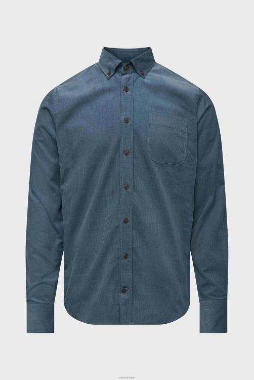 Heren Van Laack slim-fit overhemd van corduroy kleding XLN6N557