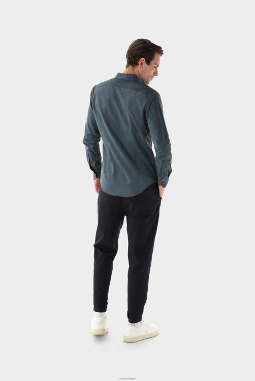 Heren Van Laack slim-fit overhemd van corduroy kleding XLN6N557