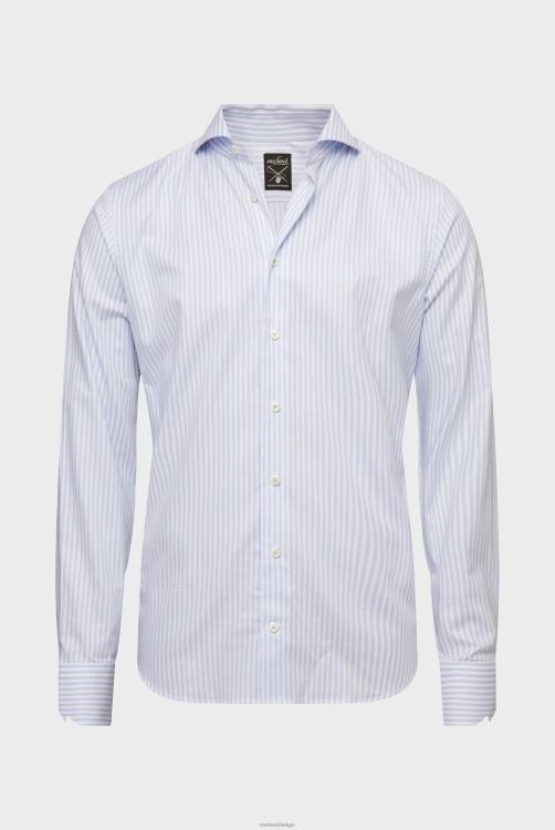 Heren Van Laack strijkvrij overhemd met strepen slim fit kleding XLN6N399