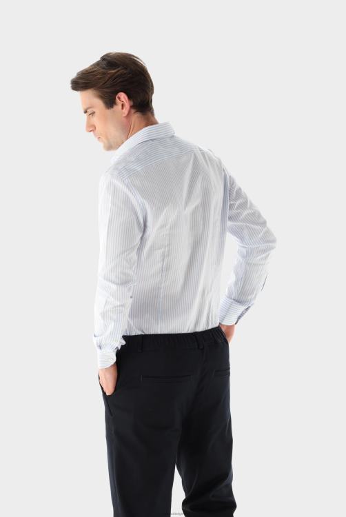 Heren Van Laack strijkvrij overhemd met strepen slim fit kleding XLN6N399