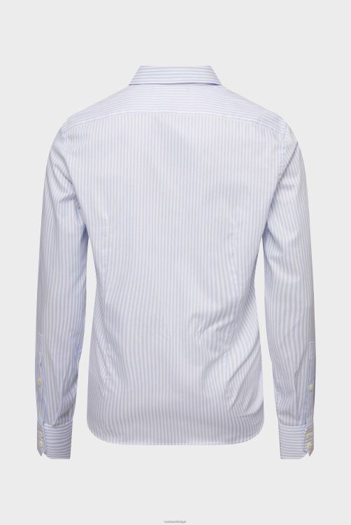 Heren Van Laack strijkvrij overhemd met strepen slim fit kleding XLN6N399