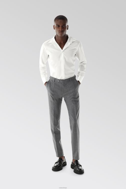 Heren Van Laack wit poplin avondhemd met vleugelkraag kleding XLN6N599