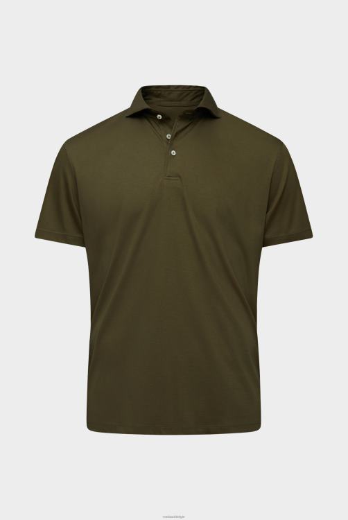 Heren Van Laack katoenen jersey poloshirt groen kleding XLN6N698