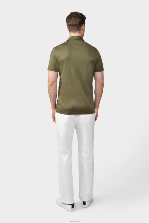 Heren Van Laack katoenen jersey poloshirt groen kleding XLN6N698