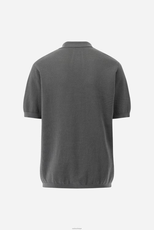 Heren Van Laack poloshirt met meshstructuur van luchtkatoen kleding XLN6N654