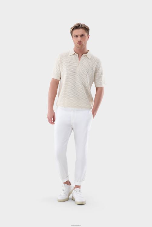 Heren Van Laack poloshirt met meshstructuur van luchtkatoen kleding XLN6N655