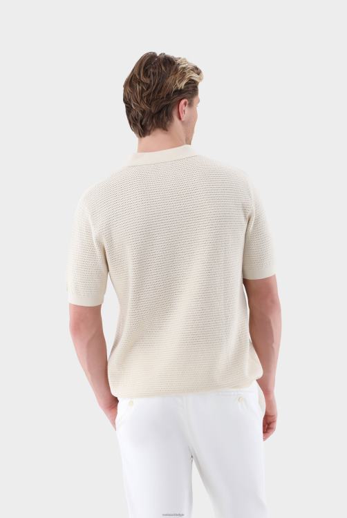 Heren Van Laack poloshirt met meshstructuur van luchtkatoen kleding XLN6N655