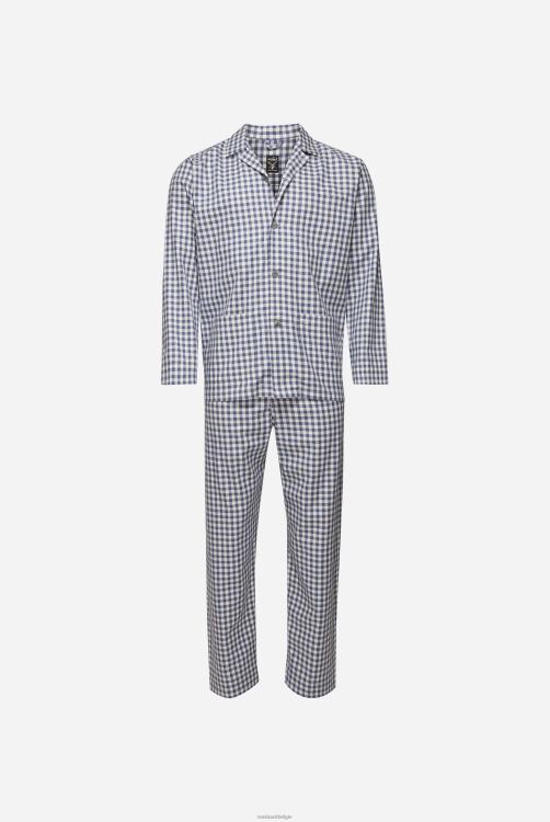 Heren Van Laack Vichy-geruite flanellen pyjama kleding XLN6N788