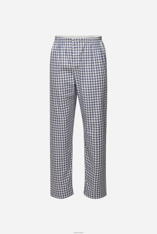 Heren Van Laack Vichy-geruite flanellen pyjama kleding XLN6N788