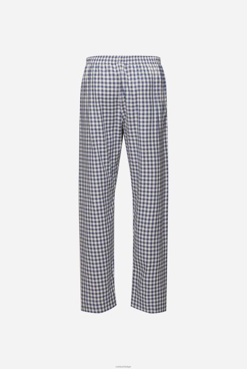 Heren Van Laack Vichy-geruite flanellen pyjama kleding XLN6N788