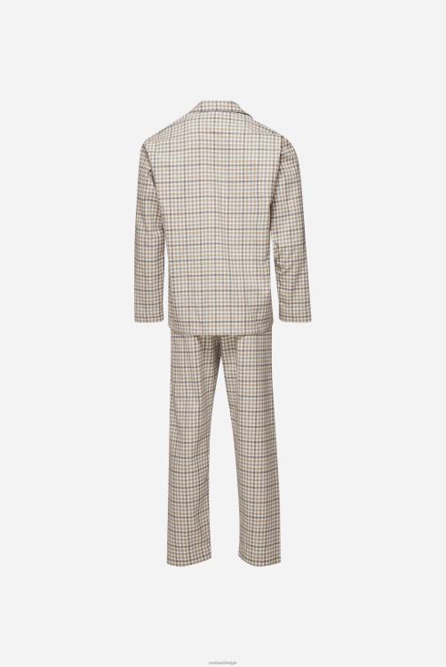 Heren Van Laack geruite flanellen pyjama kleding XLN6N789