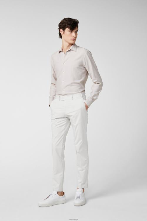 Heren Van Laack Chinobroek van katoenstretch kleding XLN6N727