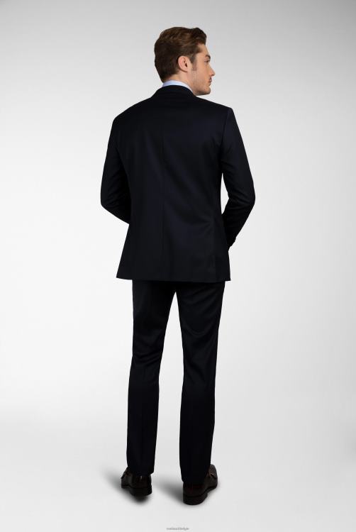 Heren Van Laack wollen broek slim fit zwart kleding XLN6N746