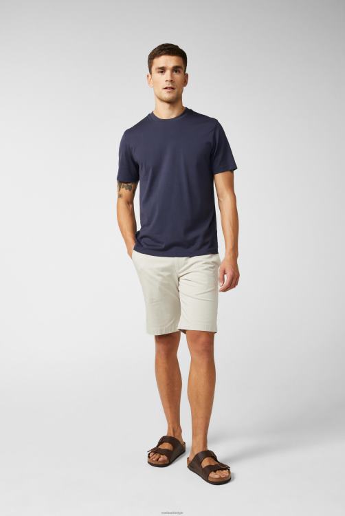 Heren Van Laack relaxed fit jersey t-shirt met ronde hals, marineblauw kleding XLN6N717