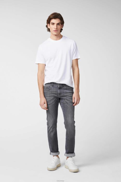 Heren Van Laack relaxed fit jersey t-shirt met ronde hals, wit kleding XLN6N715