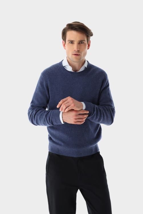 Heren Van Laack Kasjmier trui met ronde hals kleding XLN6N665