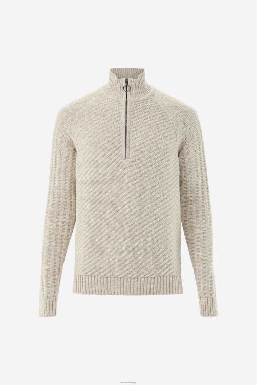 Heren Van Laack Katoenen troyer met ritssluiting in diagonale structuur kleding XLN6N649