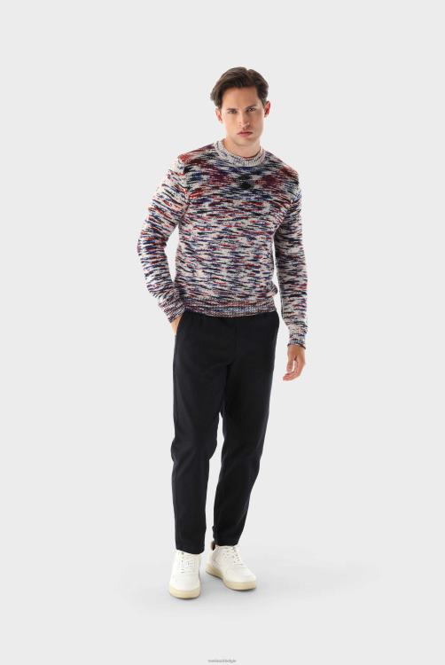 Heren Van Laack Merino ronde hals ruimtegeverfd kleding XLN6N671