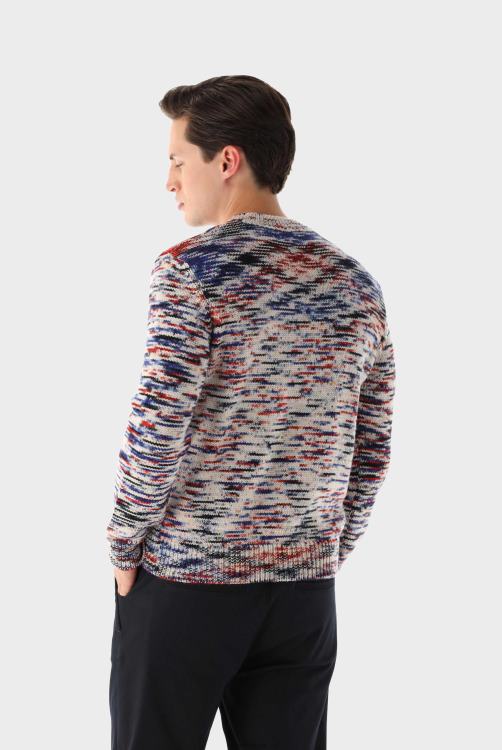 Heren Van Laack Merino ronde hals ruimtegeverfd kleding XLN6N671