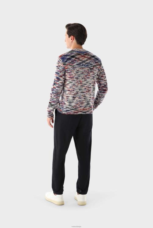 Heren Van Laack Merino ronde hals ruimtegeverfd kleding XLN6N671