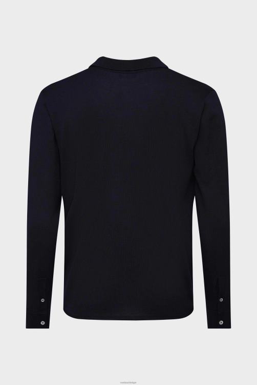 Heren Van Laack gebreid overhemd gemaakt van kasjmiermix kleding XLN6N570