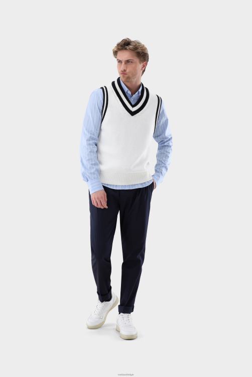 Heren Van Laack retro tennissweatervest van katoen kleding XLN6N648
