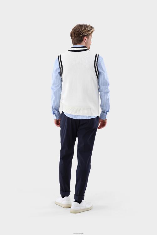 Heren Van Laack retro tennissweatervest van katoen kleding XLN6N648