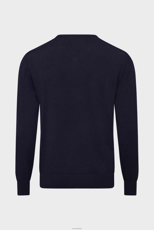 Heren Van Laack v-hals van gemerceriseerde merino kleding XLN6N666