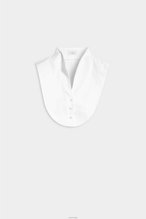 vrouwen Van Laack alani - kelkblouse-inzetstuk in popeline accessoires XLN6N318