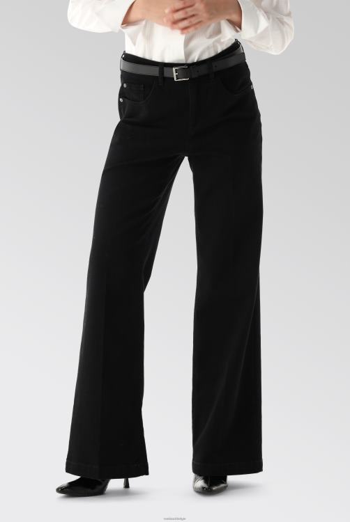 vrouwen Van Laack leren riem met zilveren gesp accessoires XLN6N316