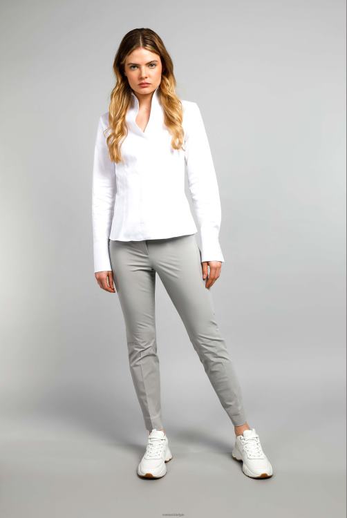 vrouwen Van Laack Poplin blouse met kelkkraag kleding XLN6N4