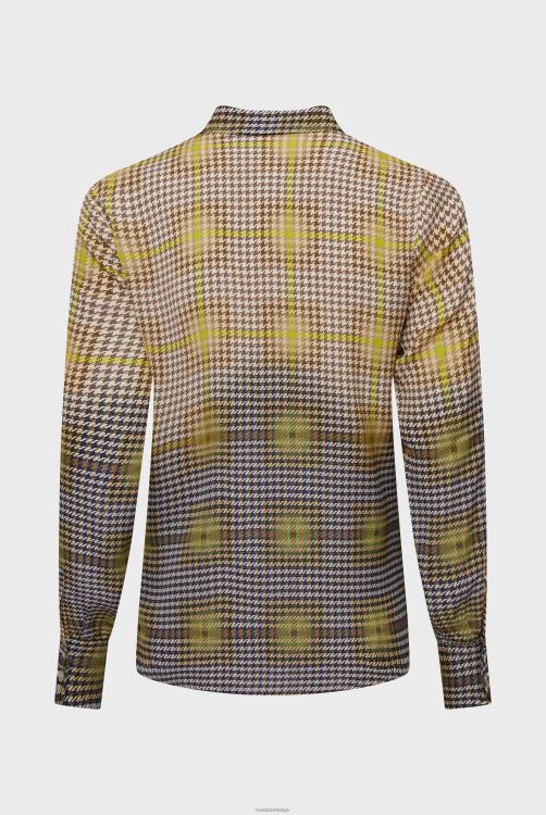 vrouwen Van Laack getailleerde overhemdblouse van viscose kleding XLN6N141