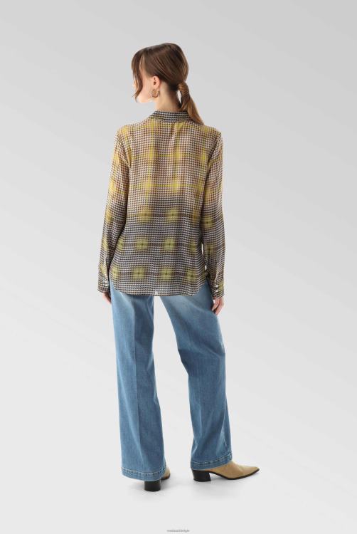 vrouwen Van Laack getailleerde overhemdblouse van viscose kleding XLN6N141