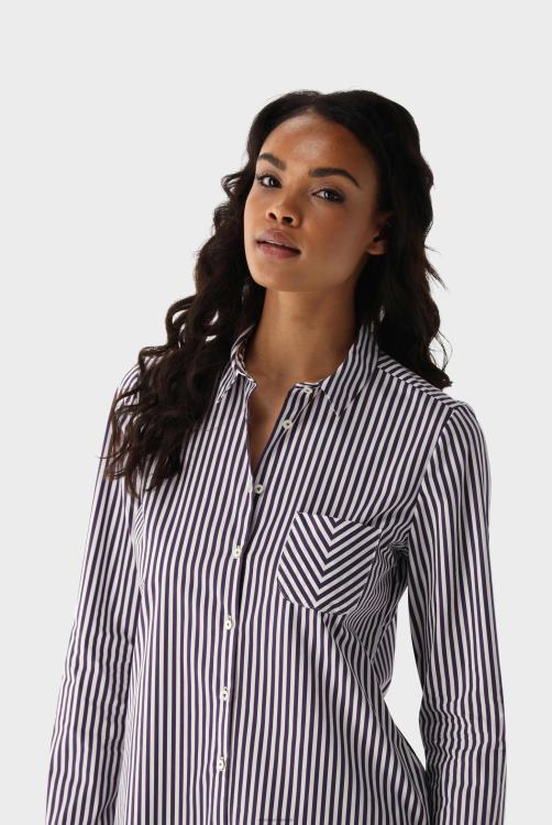 vrouwen Van Laack getailleerde poplin overhemdblouse kleding XLN6N39